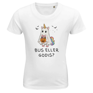 Barn t-shirt - Bus eller Godis (halloween edition) - Pyntat - Presenter och vardagsprodukter med personlighet