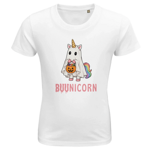 Barn t-shirt - BUUnicorn (halloween edition) - Pyntat - Presenter och vardagsprodukter med personlighet