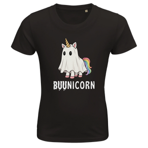 Barn t-shirt - SpökEnhörning (halloween edition) - Pyntat - Presenter och vardagsprodukter med personlighet