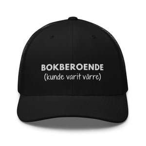 Broderad onesize keps - Bokberoende - Pyntat - Presenter och vardagsprodukter med personlighet