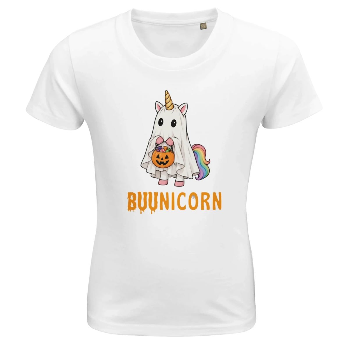 Barn t-shirt - BUUnicorn (halloween edition) - Pyntat - Presenter och vardagsprodukter med personlighet