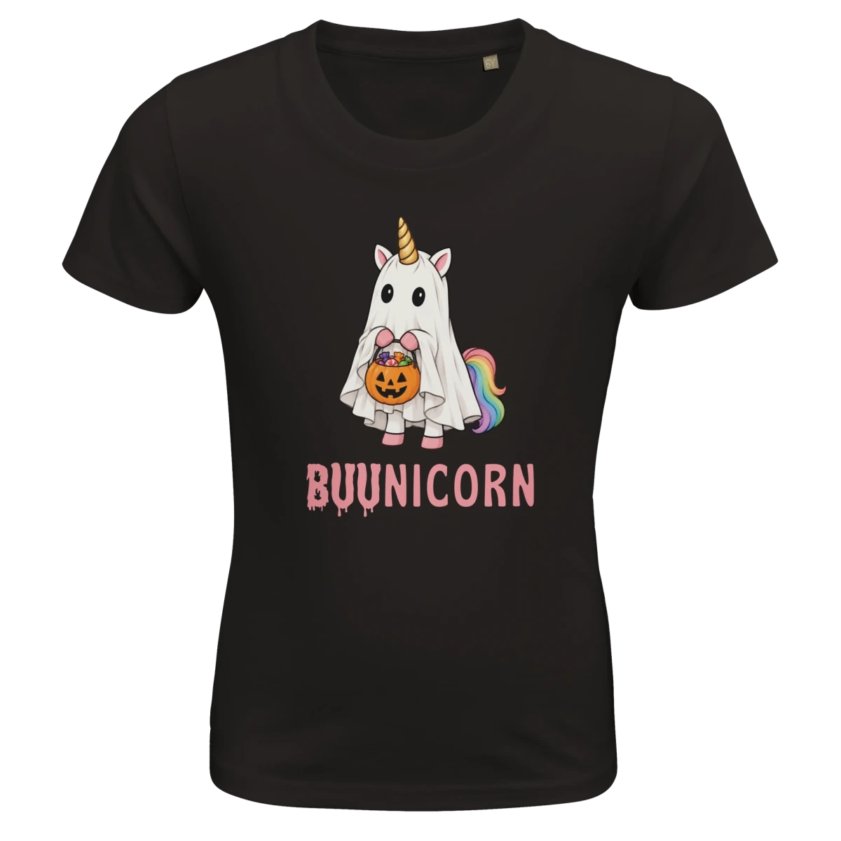 Barn t-shirt - BUUnicorn (halloween edition) - Pyntat - Presenter och vardagsprodukter med personlighet