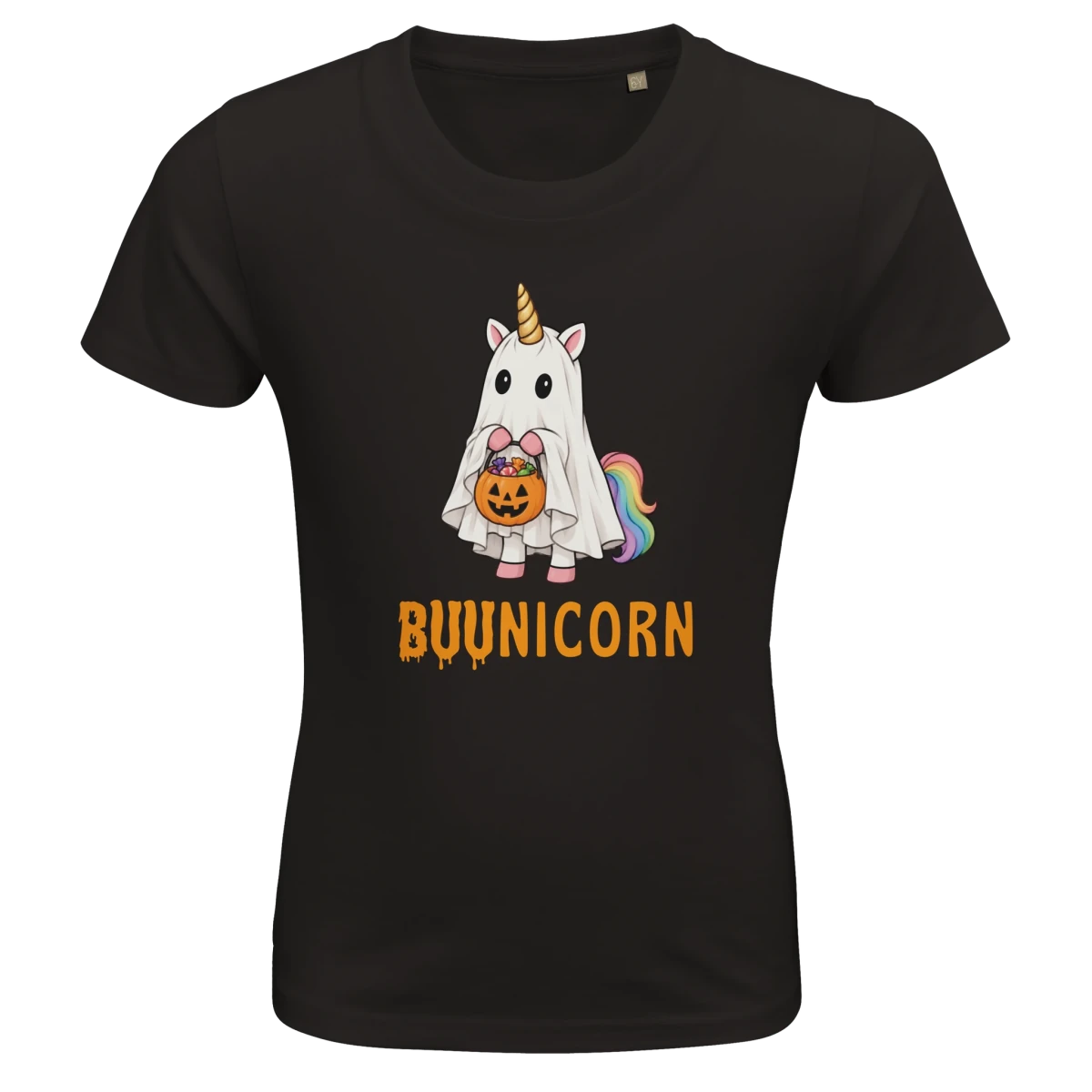 Barn t-shirt - BUUnicorn (halloween edition) - Pyntat - Presenter och vardagsprodukter med personlighet