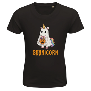 Barn t-shirt - BUUnicorn (halloween edition) - Pyntat - Presenter och vardagsprodukter med personlighet