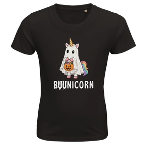 Barn t-shirt - BUUnicorn (halloween edition) - Pyntat - Presenter och vardagsprodukter med personlighet