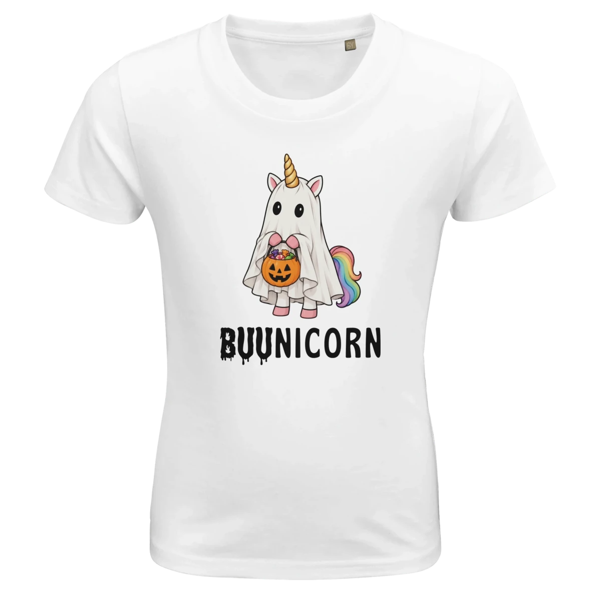 Barn t-shirt - BUUnicorn (halloween edition) - Pyntat - Presenter och vardagsprodukter med personlighet