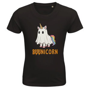 Barn t-shirt - SpökEnhörning (halloween edition) - Pyntat - Presenter och vardagsprodukter med personlighet