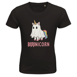Barn t-shirt - SpökEnhörning (halloween edition) - Pyntat - Presenter och vardagsprodukter med personlighet