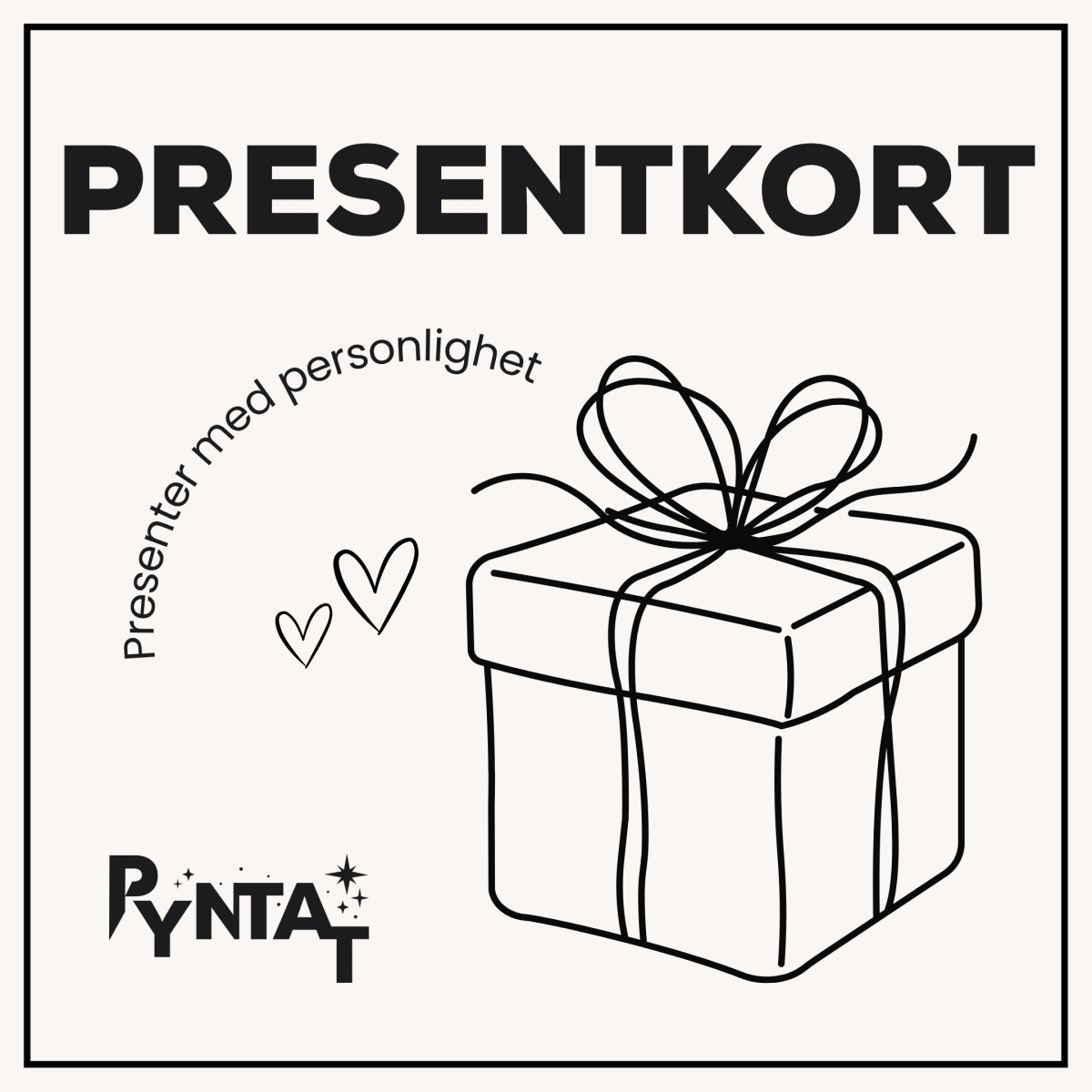 Presentkort - Presenter med personlighet - Pyntat - Presenter och vardagsprodukter med personlighet