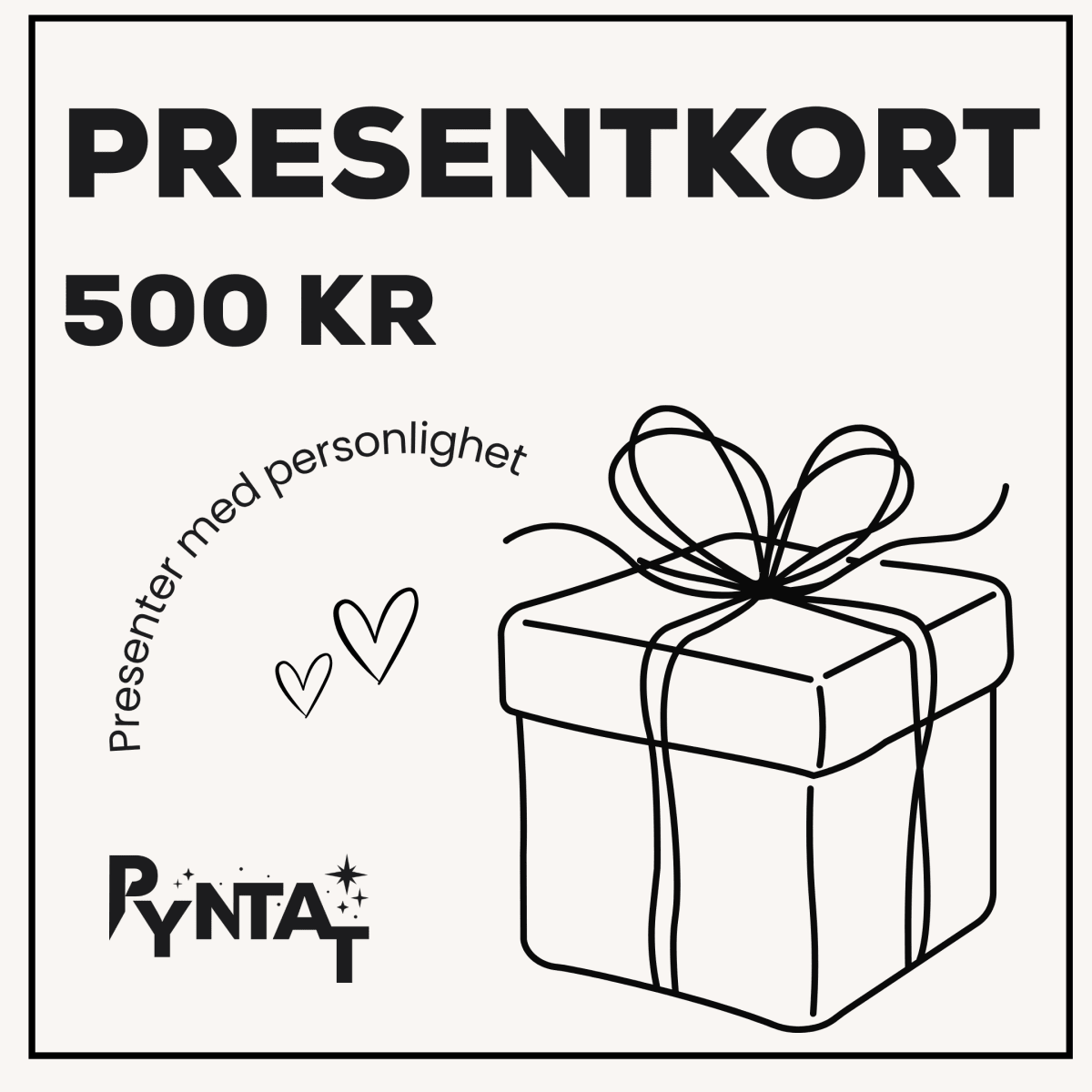Presentkort - Presenter med personlighet - Pyntat - Presenter och vardagsprodukter med personlighet