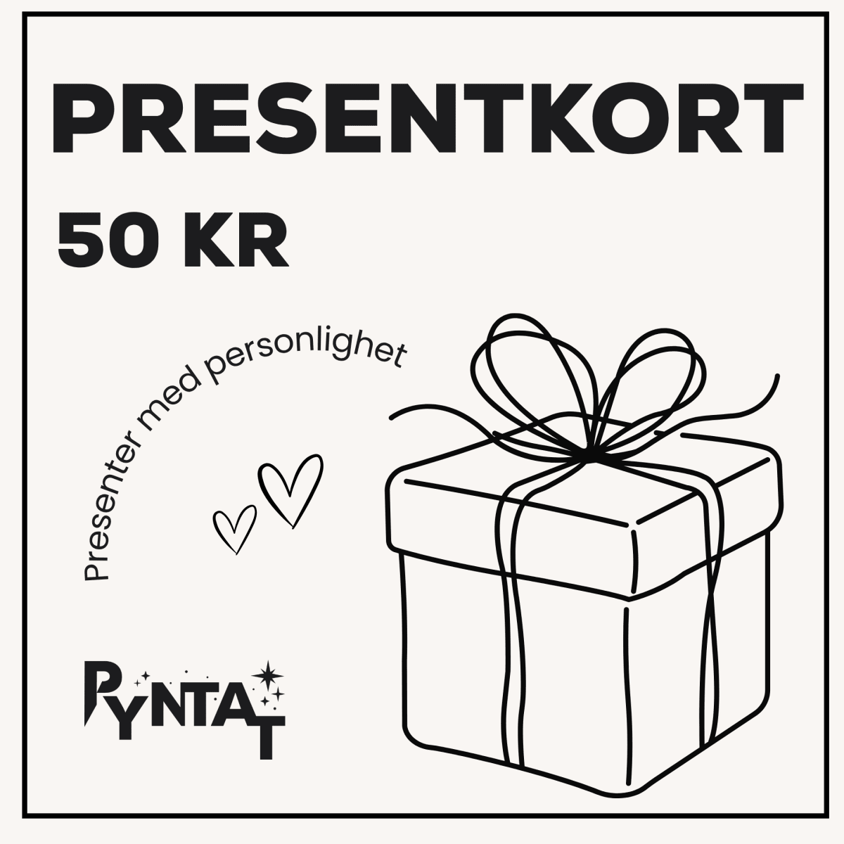 Presentkort - Presenter med personlighet - Pyntat - Presenter och vardagsprodukter med personlighet