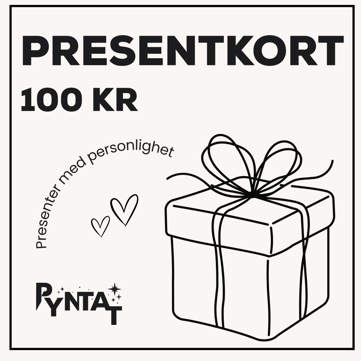 Presentkort - Presenter med personlighet - Pyntat - Presenter och vardagsprodukter med personlighet